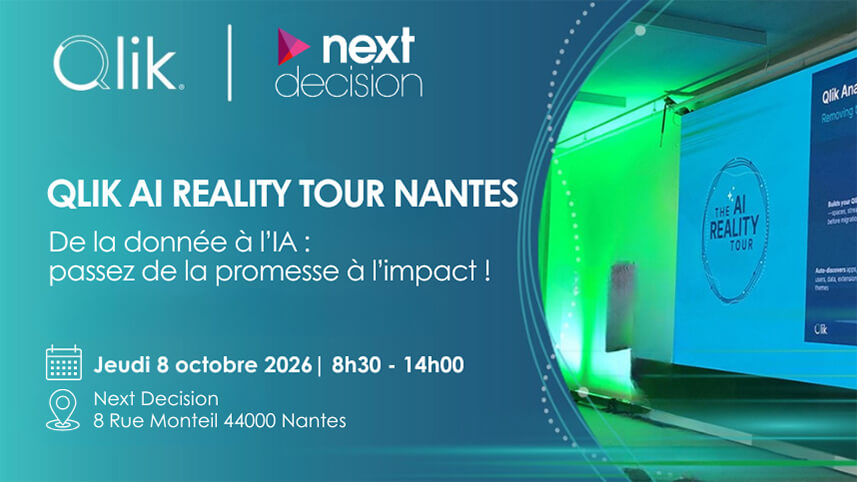 Qlik AI Reality Tour Nantes 2026 | De la donnée à l’IA : passez de la promesse à l’impact !