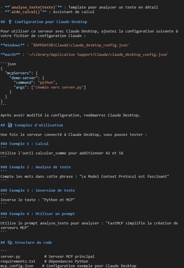 Mettre en place un serveur MCP local