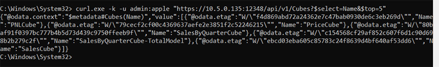 Utilisation des APIs dans Planning Analytics