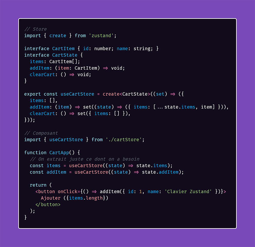 Gestion d’état React : Comparatif entre Redux, Zustand et Context API