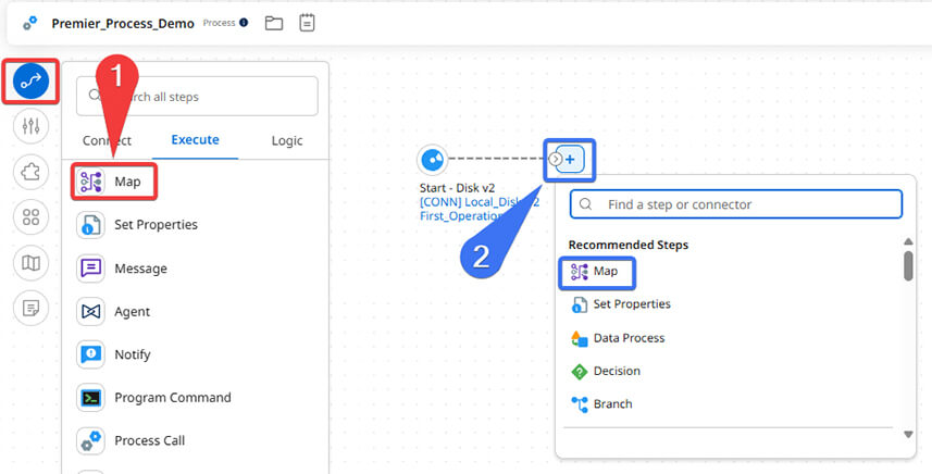 Créer votre premier processus Boomi