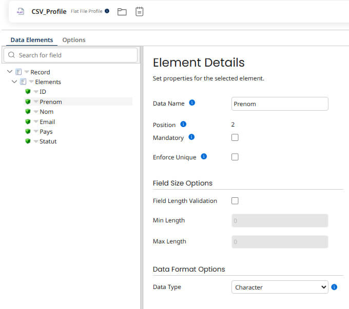 Créer votre premier processus Boomi