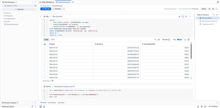 Les nouveautés Snowflake décembre 2025